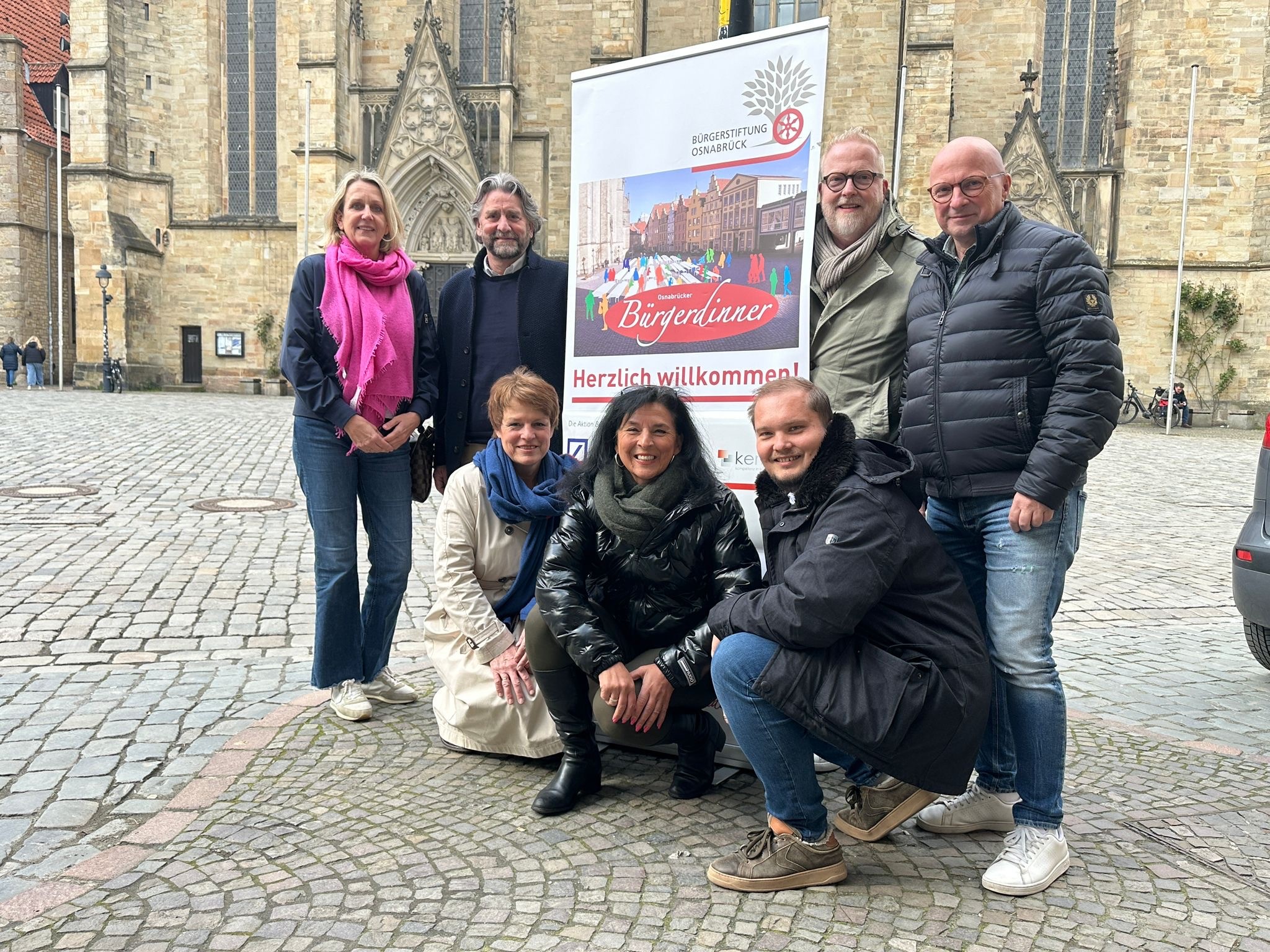 Pressetermin Bürgerdinner Rathausplatz Osnabrück